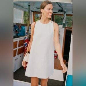 Tuckernuck White Woven Grace Mini Dress Sz.M